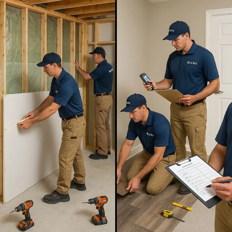 Repairs and Reconstruction process in Gatlinburg, TN