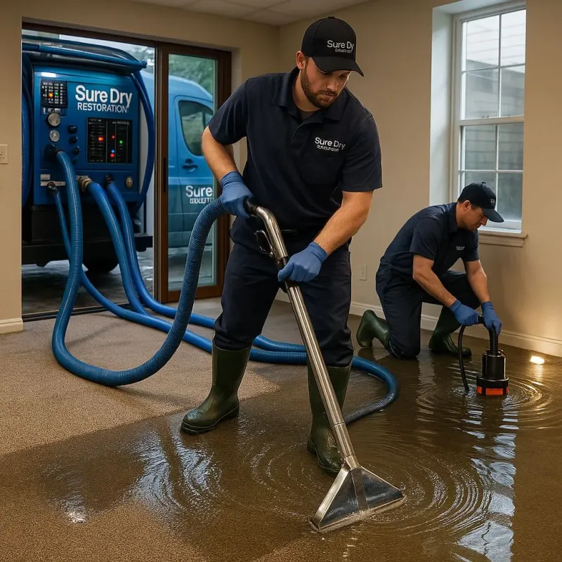 Water Extraction and Removal process in Gatlinburg, TN